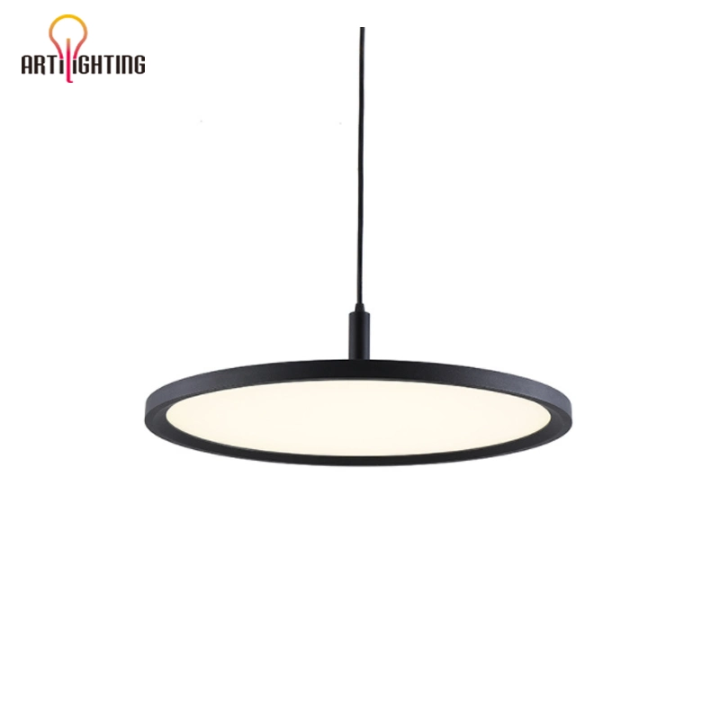 Chandelier Light Thin Round Flat Ceiling LED Panel Lamp Office Hotel Project