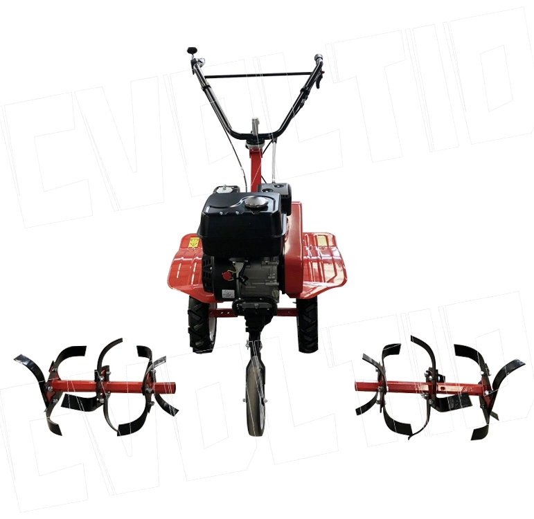 170f 210f 7HP Mini Rotary Tiller Driving by Belt Chain Small Cultivator Gasoline Power Tiller