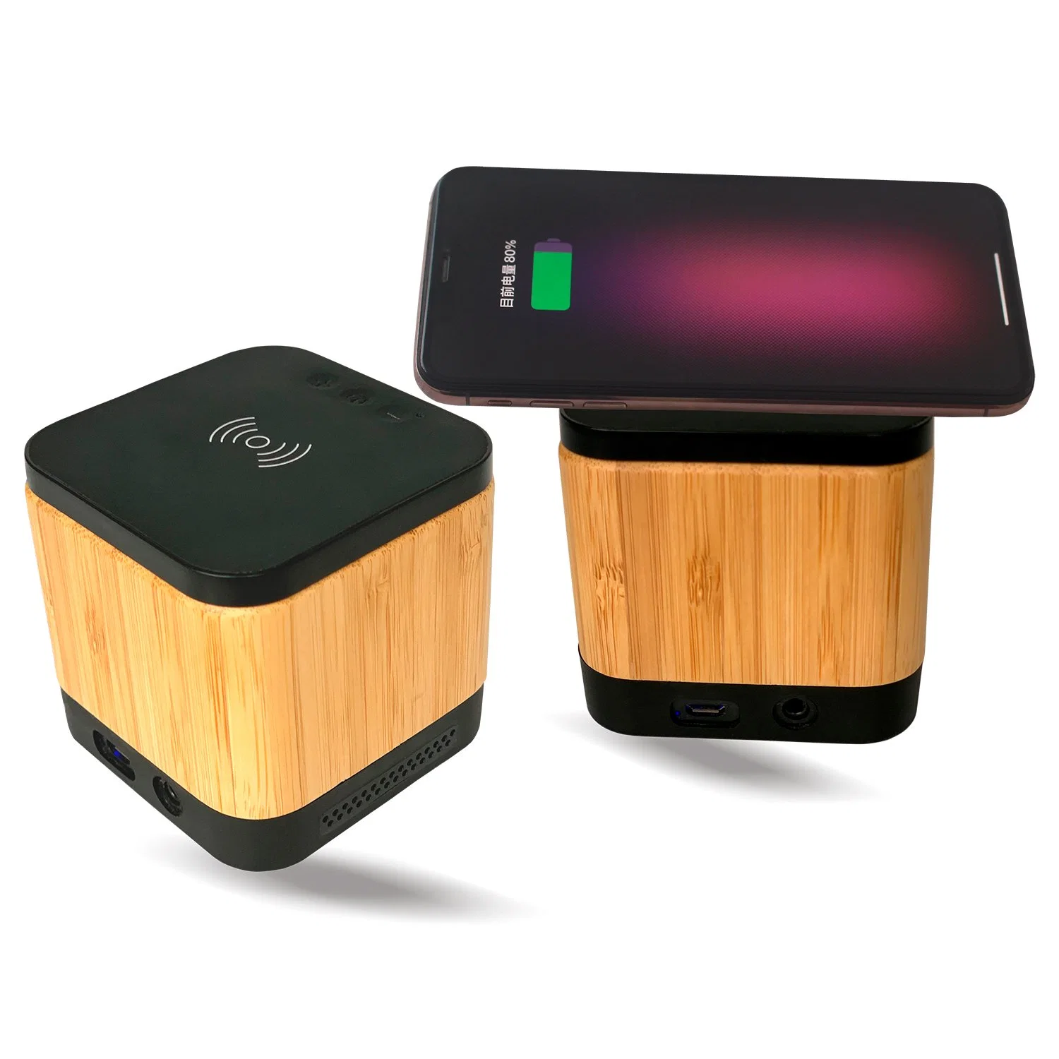 Chargeur 2 en 1 pour smartphone Bamboo Speaker