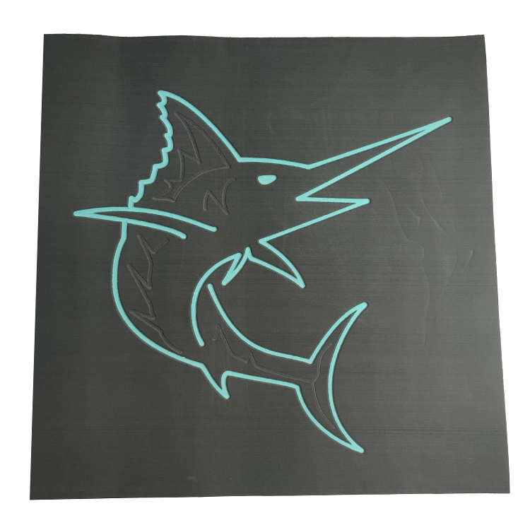 UV Proof 3000 Hours EVA Boat Sheet with Fish Designs Routers