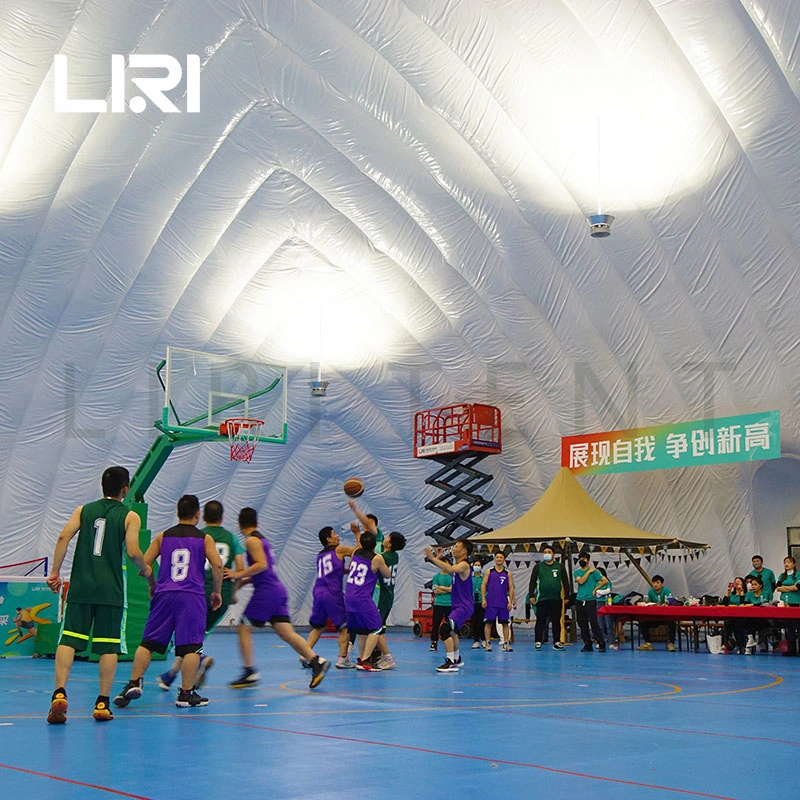 Gran Domo inflable aire cubierta de la carpa de baloncesto y cancha de fútbol