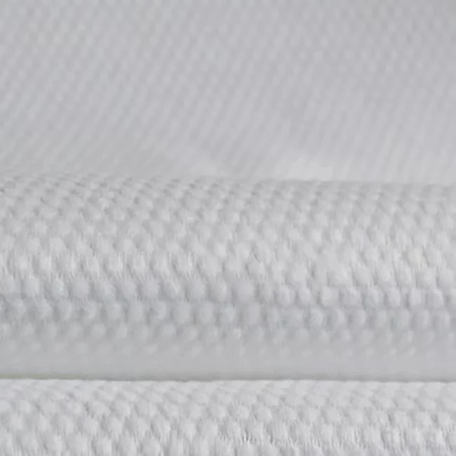 Viscose+Spunlace Non-Woven polyester Tissu utilisé pour textiles Lingettes sèches