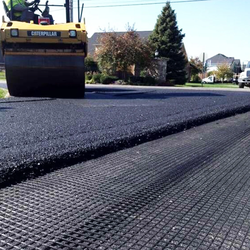 Mehrere Spezifikationen Geogrid für Straßenbett Stützwandverstärkung arbeitet