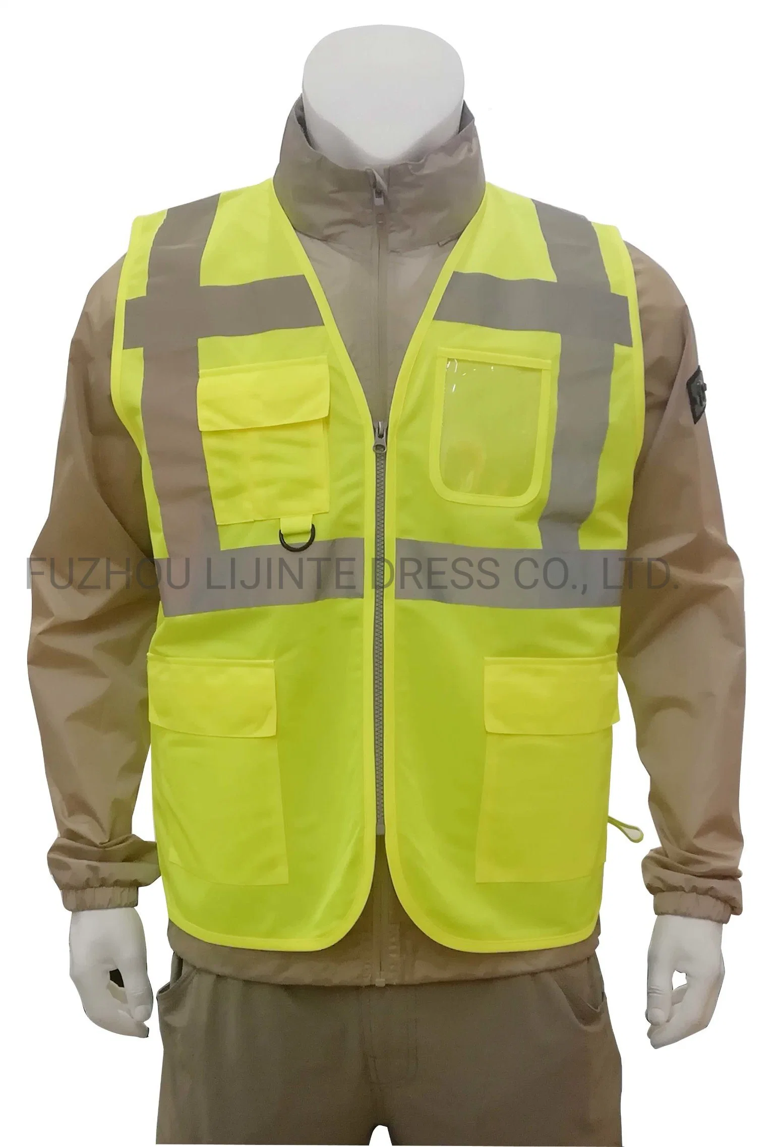 High Visibility Safety Vest Safety Wear Clothes with Reflective Tape