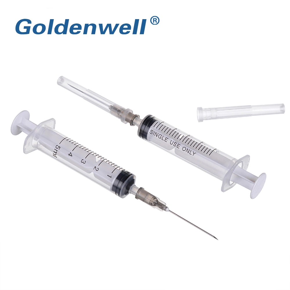 Disposable Plastic Sterile Two Parts Syringe with Needle Manufacturer