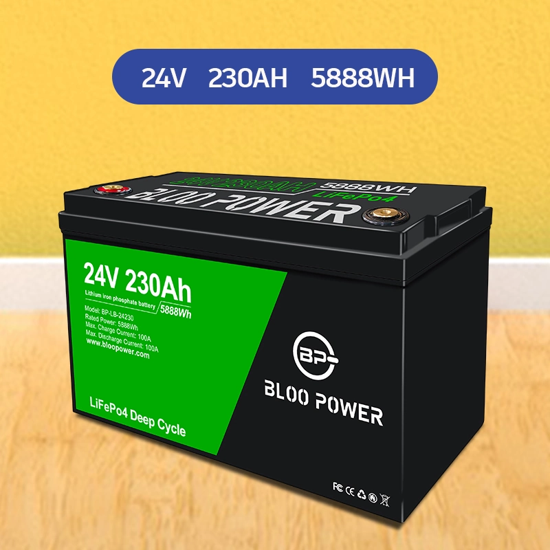 Bloopower 12 24 Volt Li-ion Li Ion Cell Batteries Pack for Wind Power System Solar Street Light LED Lighting Storage