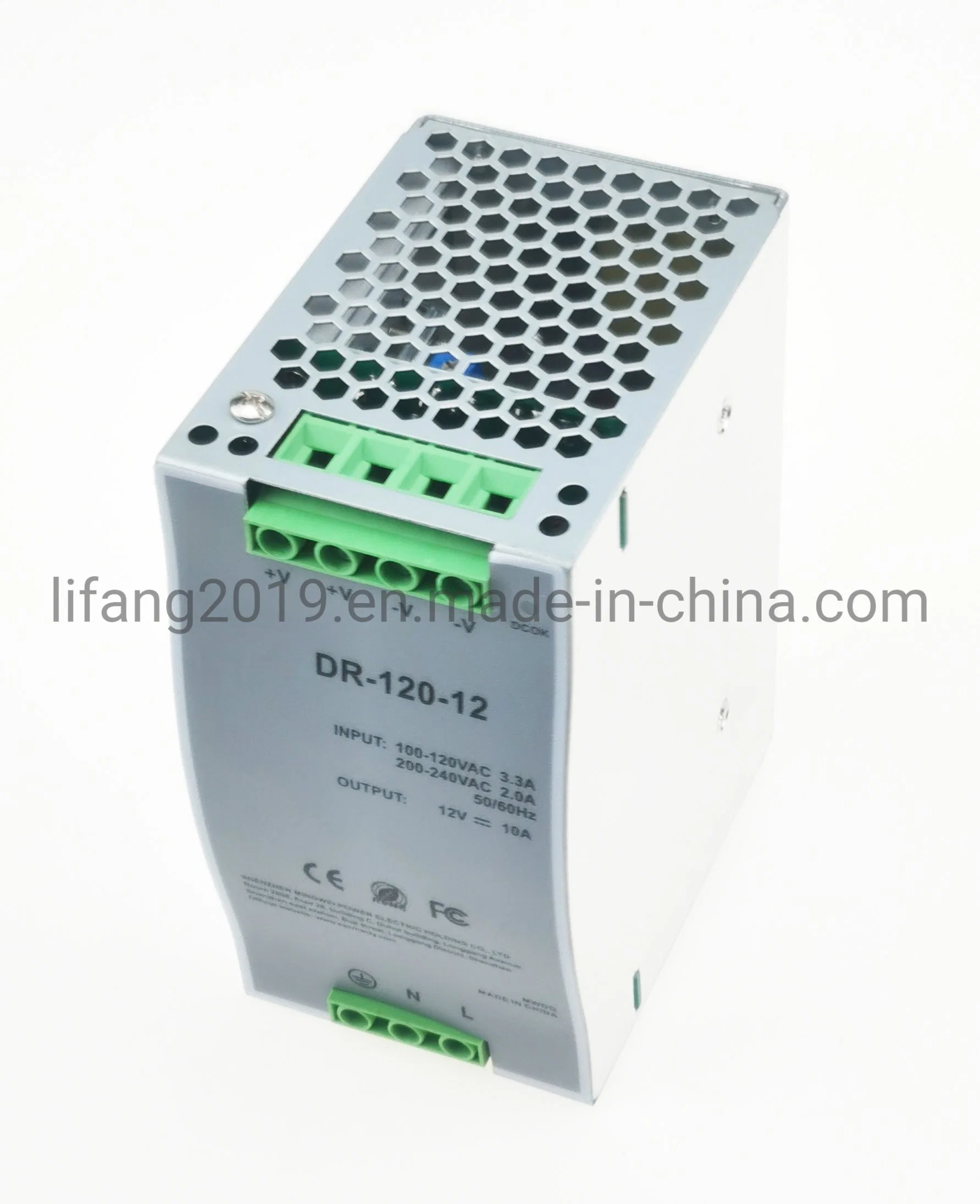 Dr-120-12 DIN Rail Type Switching Power Supply, CE Proved High Qualiyt Switching Power Supply, ISO9001 Passed Switching Power Supply