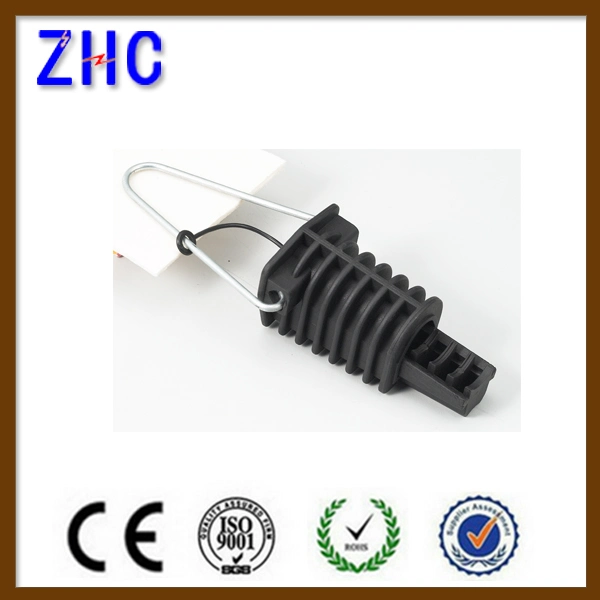 UV Black Flame Resistant Plastic Anchor Tension Clamp 16-25mm2 for Aerial Bundle Cable