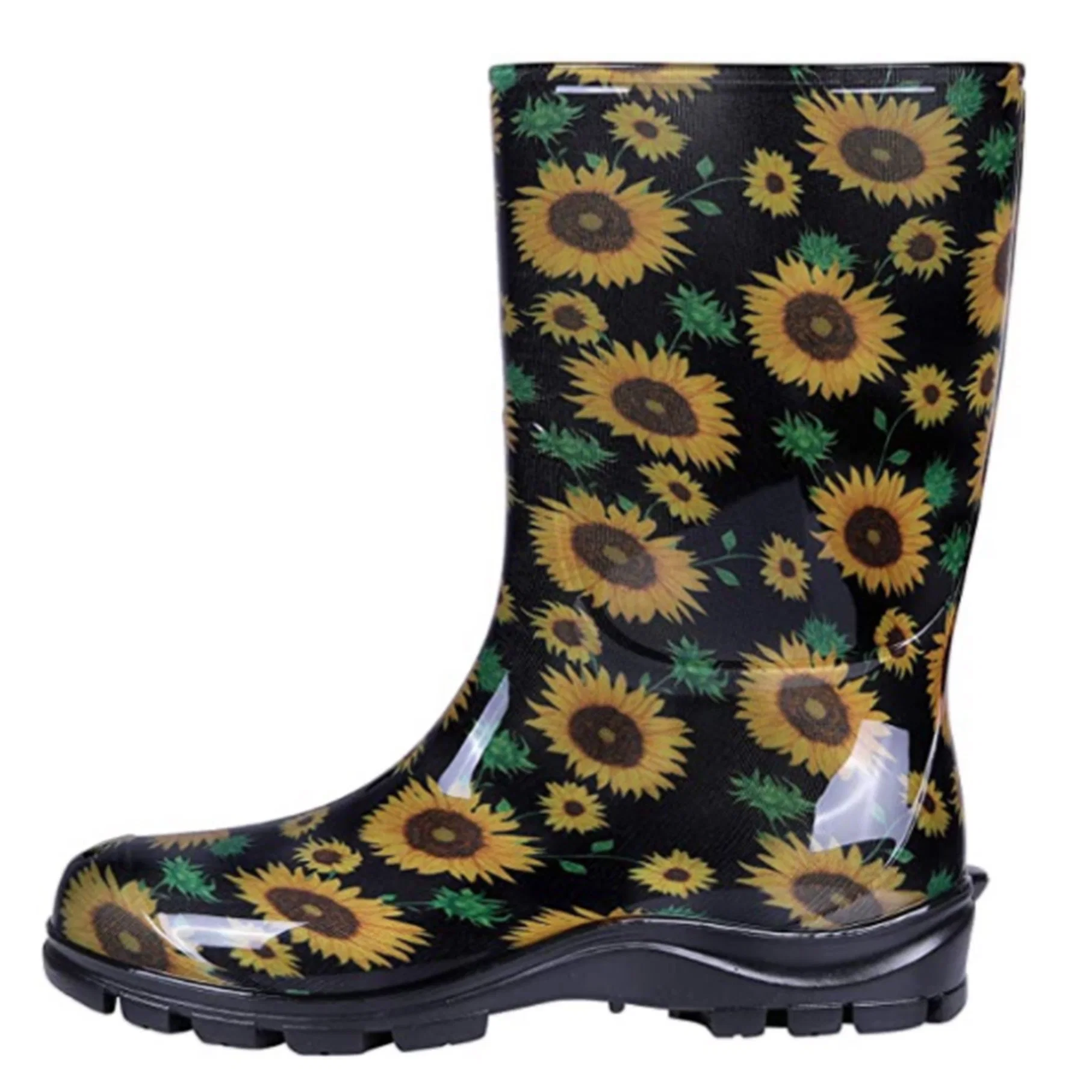 Women Comfortable Rubber Rain Boots Waterproof Outdoor Footwear Shoes