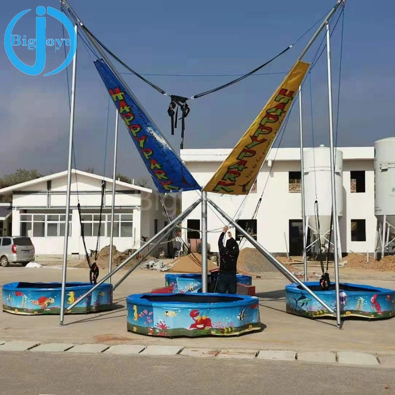 La norma Ce Bungee trampolín de inflables, Hoteles de 4 en 1L Bungee trampolin