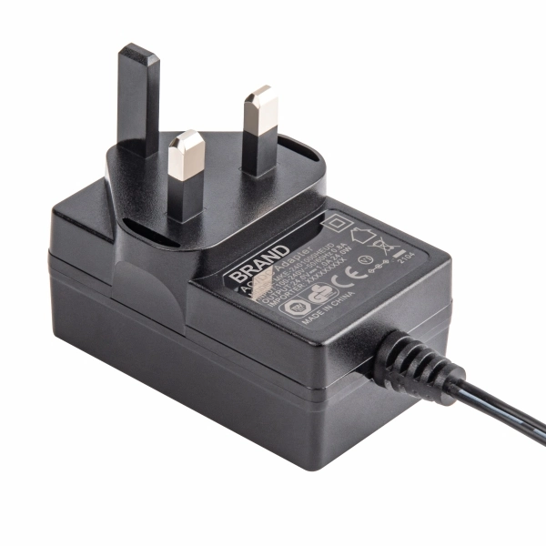 Fiche britannique BS CB certificat échantillons 9V 12V Digital Adaptateur d'alimentation c.a./c.c. pour cadre photo