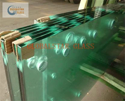 10mm 12mm Clear Toughened Impact Glass Superior Frameless Glass Panel with Polished Edge