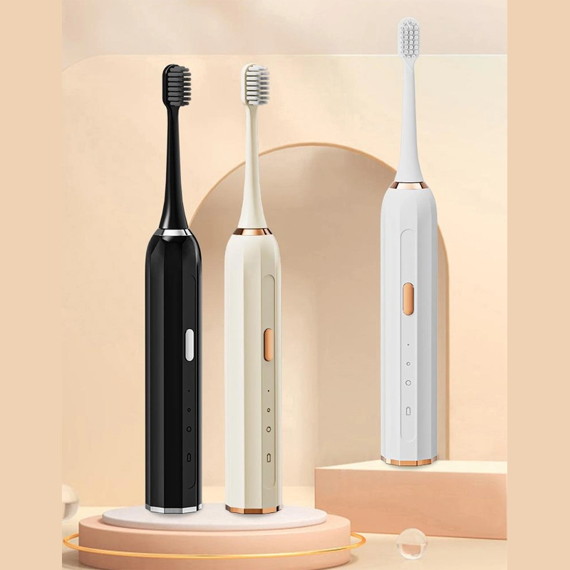 Brosse à dents électrique Sonic pour adulte, en gros, soin buccal, rechargeable automatiquement 3 Modes