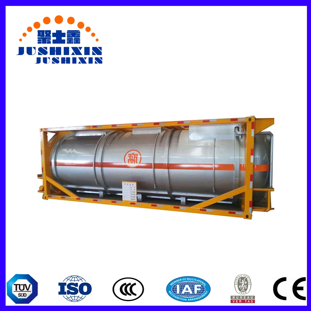 40FT Standard ISO Chemical Storage Tank ISO HCl Acid Tanker Container