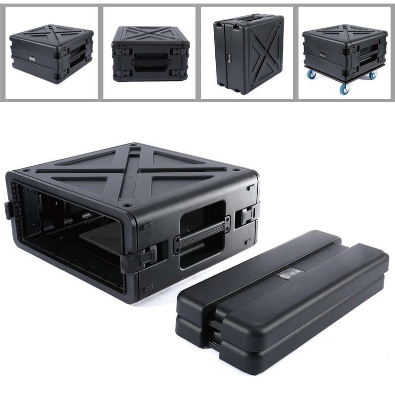 Injection Molded Plastic Hard Rack Case, Waterproof Music Rack Box