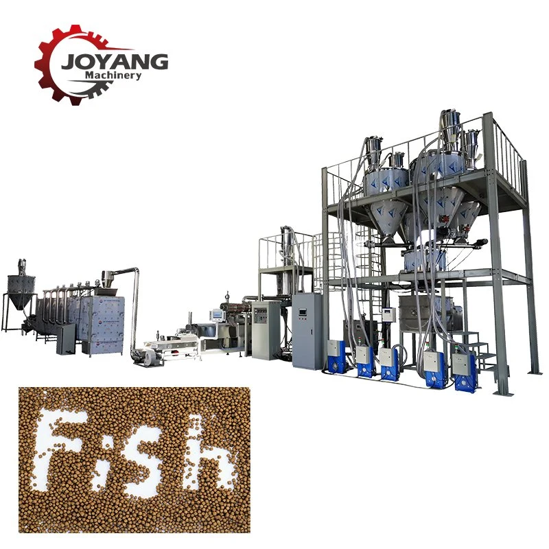 500 Kg Per Hour Automatic Floating Fish Feed Production Line with Extruder