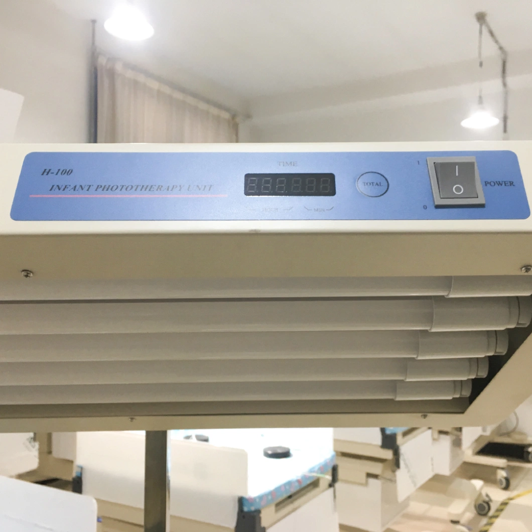 Hospital Medical Equipment Mobile LED Infant Neonatal Phototherapy Unit with CE Certificate