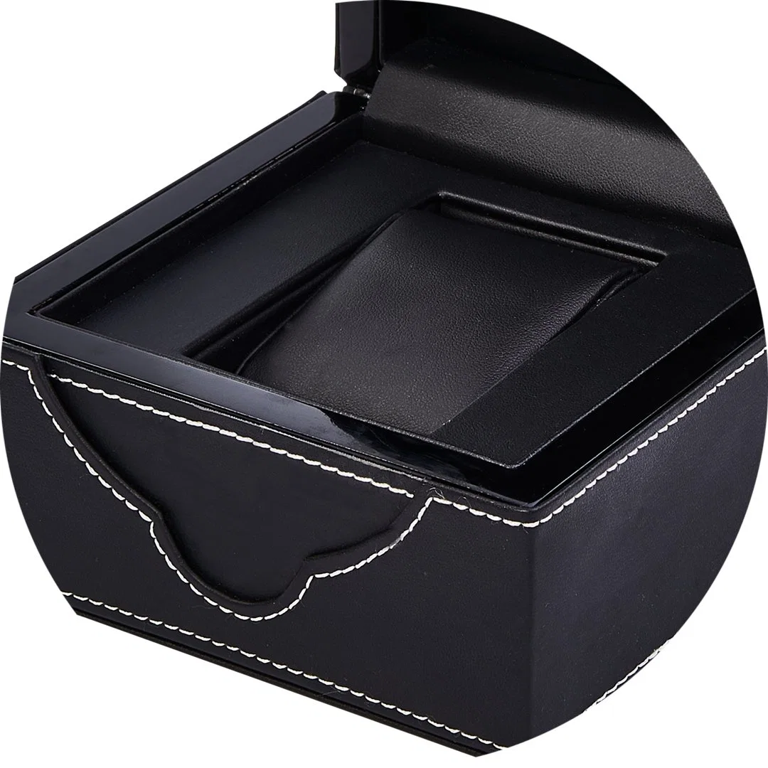 Veja o caso de embalagens de madeira retângulo PU Caixa de jóias de armazenamento de couro