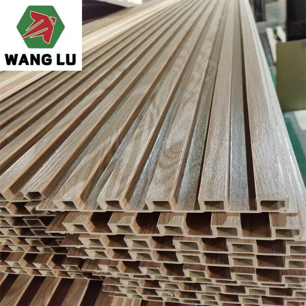 3D Decorative Bamboo Wall Panels Sound Proof Interior Acoustic WPC Wall Panel