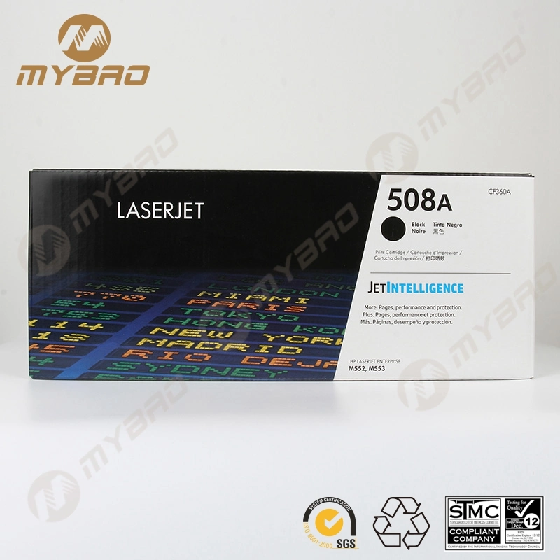 CF360A CF361A CF362A CF363A 508A Color Toner Cartridge for HP Printer