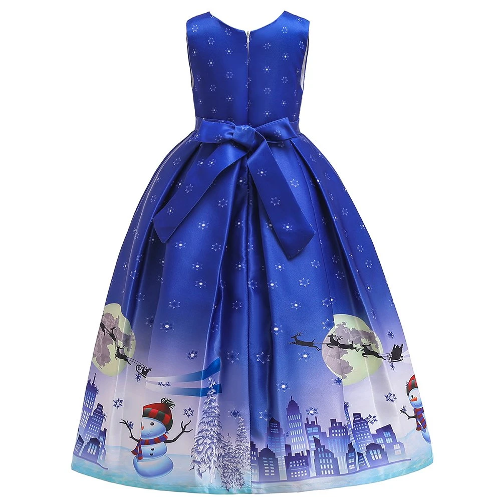 New Christmas Dress Baby Wear Puffy Girls Party Garment Hot Sell