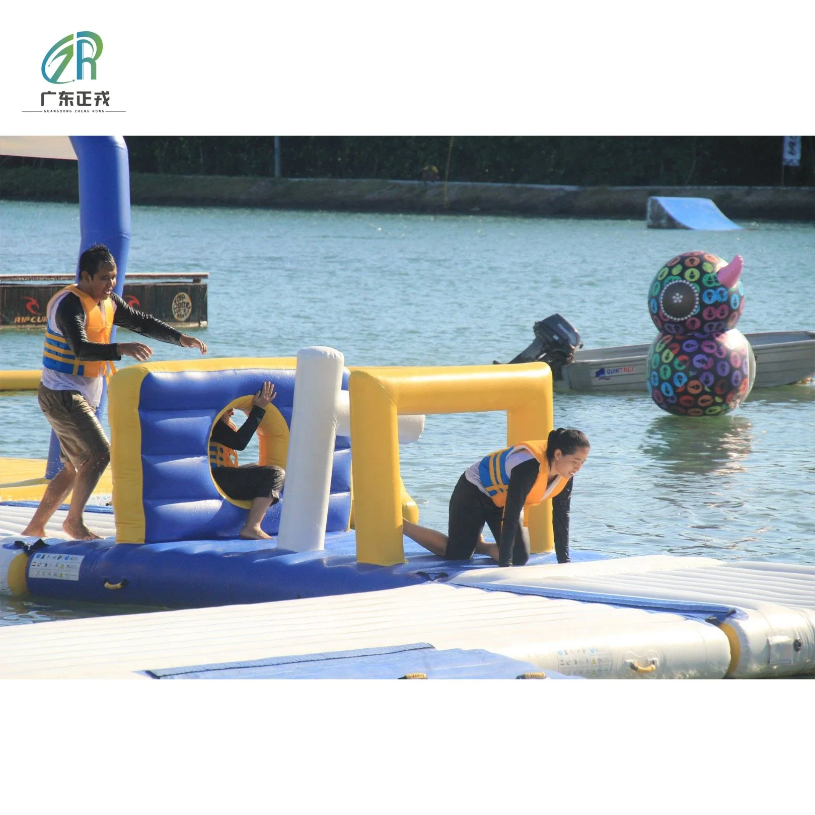 Large Inflatable Aqua Park Equipment Commercial Inflatable Water Park