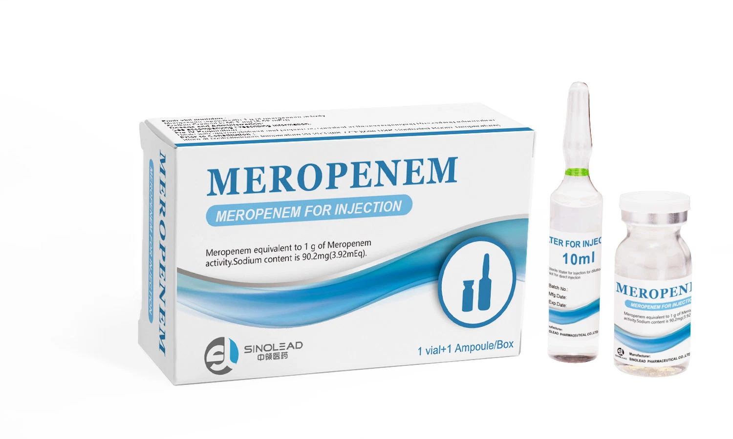 High quality/High cost performance  Antibiotic Product Meropenem for Injection 1g