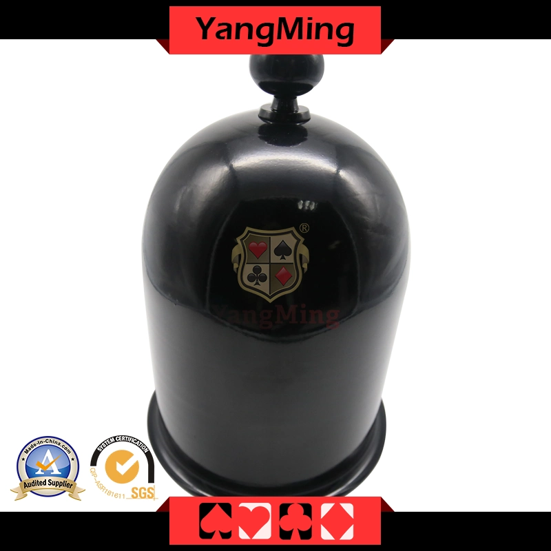 Black Color Casino Plastic Manual Dice Cup Shape Automatic Dice Cup for Casino Poker Table Games (YM-DI03)