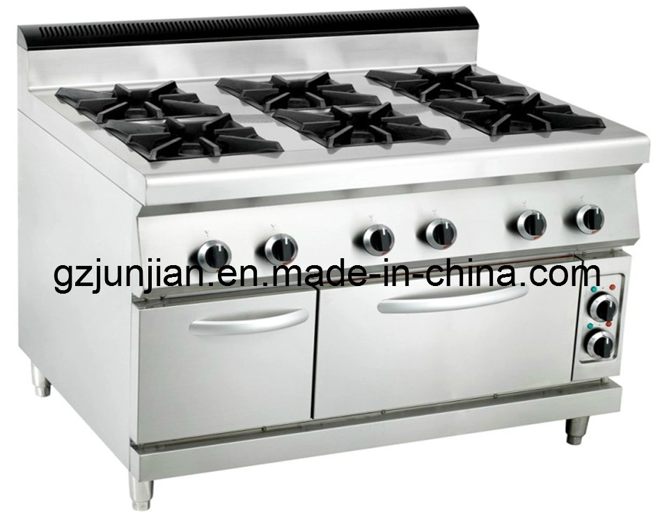 Horno combinación comercial de la serie Profesional de Cocina 4 quemadores de cocina de gas precios