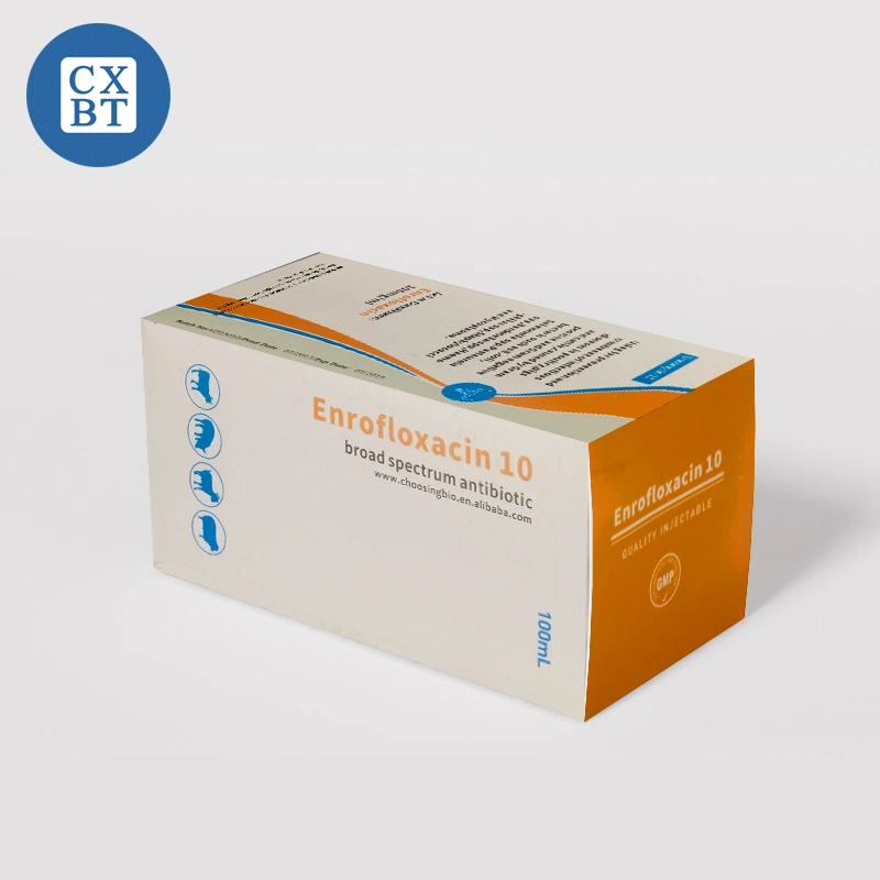 Veterinary Injection Hot Selling Supply Enrofloxacin Injection 100ml 10g for Livestock and Poultry