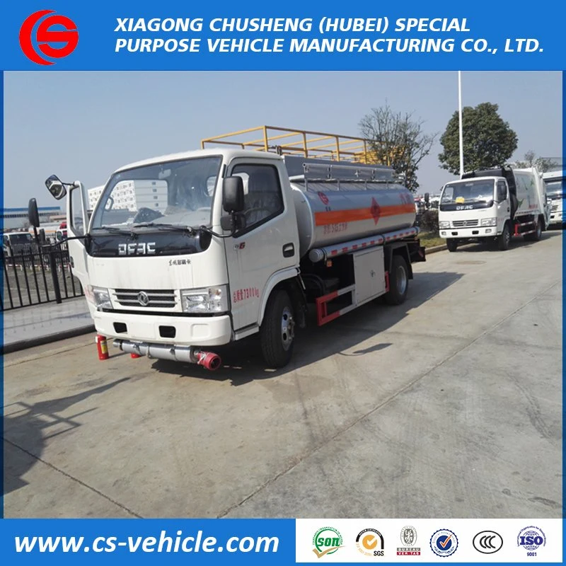 Diesel Oil Refuel Tank, 140HP 4*2 Carbon-Steel Dongfeng 4X2 Fuel Tank Truck, Diesel Fuel Bowser,