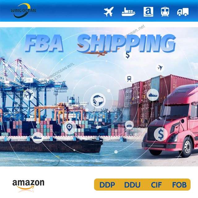 Envio profissional de despachantes de cargas marítimas da Amazon FBA da China para o. EUA/Canadá/Europa/México/Austrália