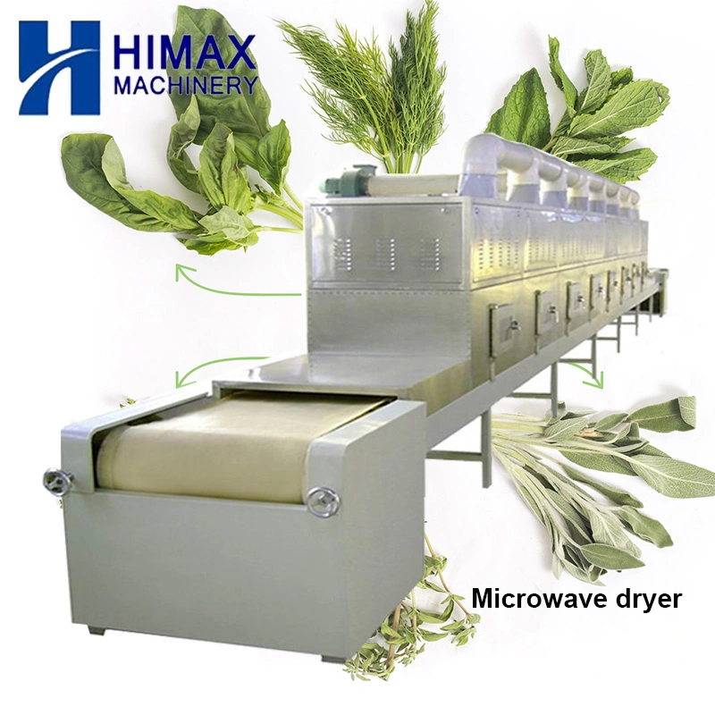 Stainless Steel Tea Microwave Drying Machine Food Drying and Sterilizing Equipment