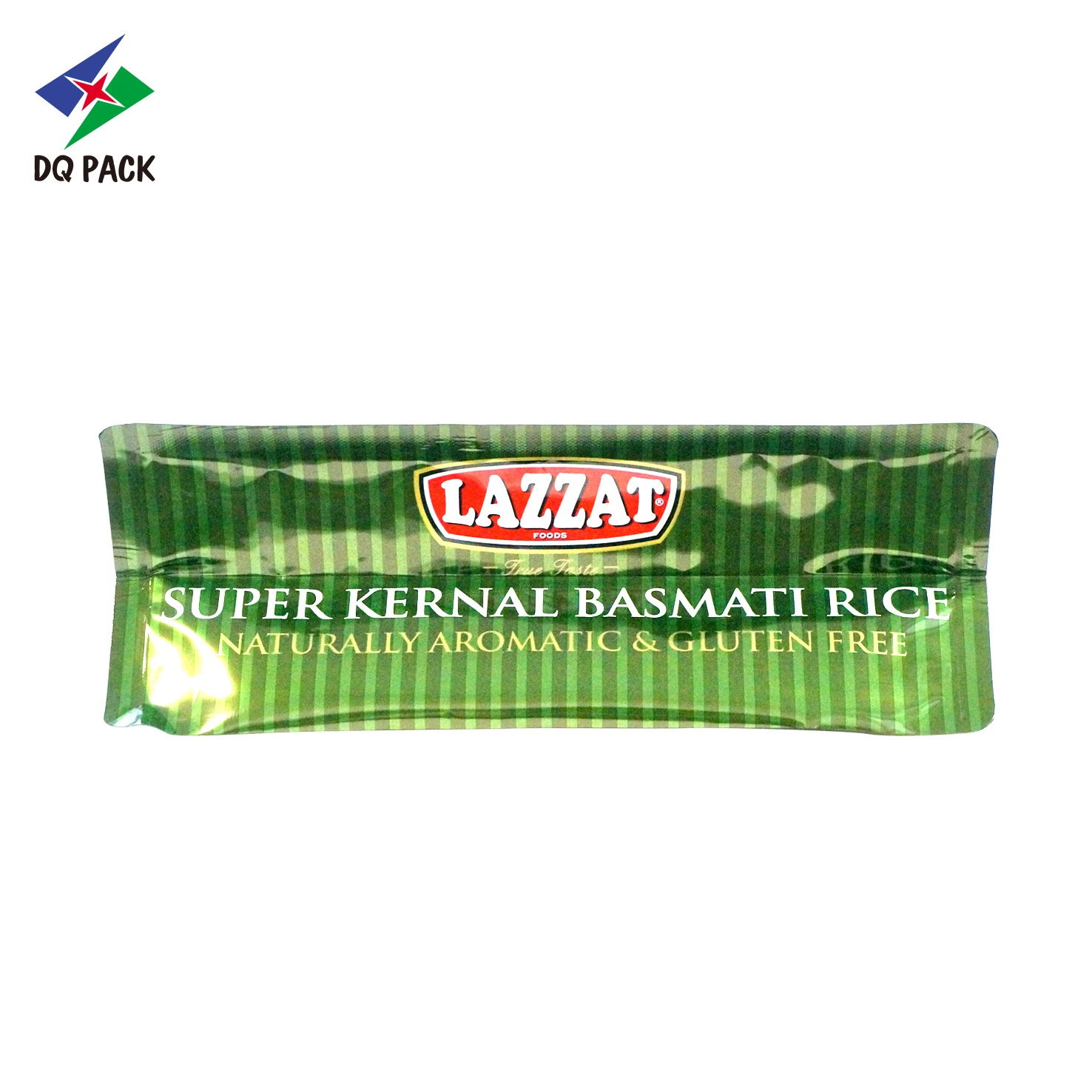 5kg 10kg Heavy Weight Plastic Side Gusset Flat Bottom Rice Packaging Vacuum Pouch Mylar Bag with Handle