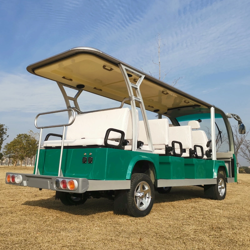 Small Solar Electric 14 Passenger Touring Sightseeing Bus & Car Price