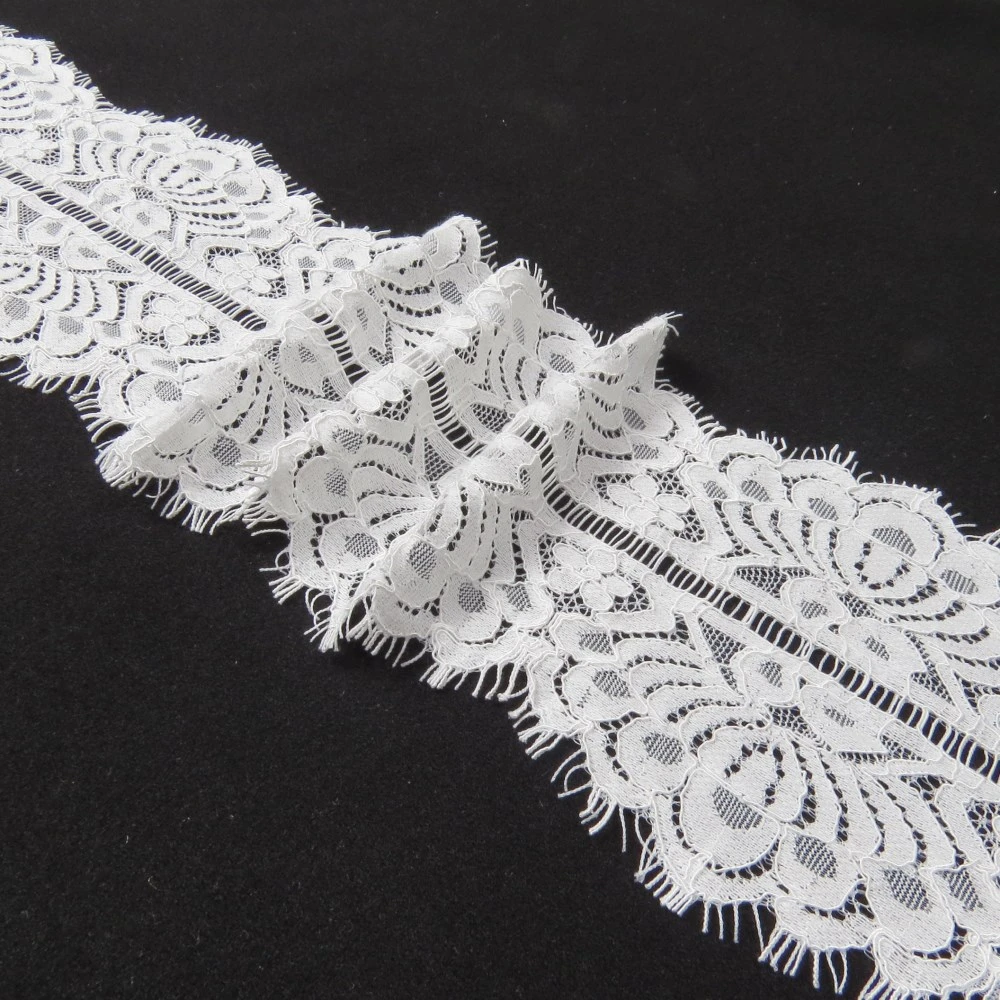 Swiss Voile off White Eyelash Lace Trimming Lace for Women Dresses