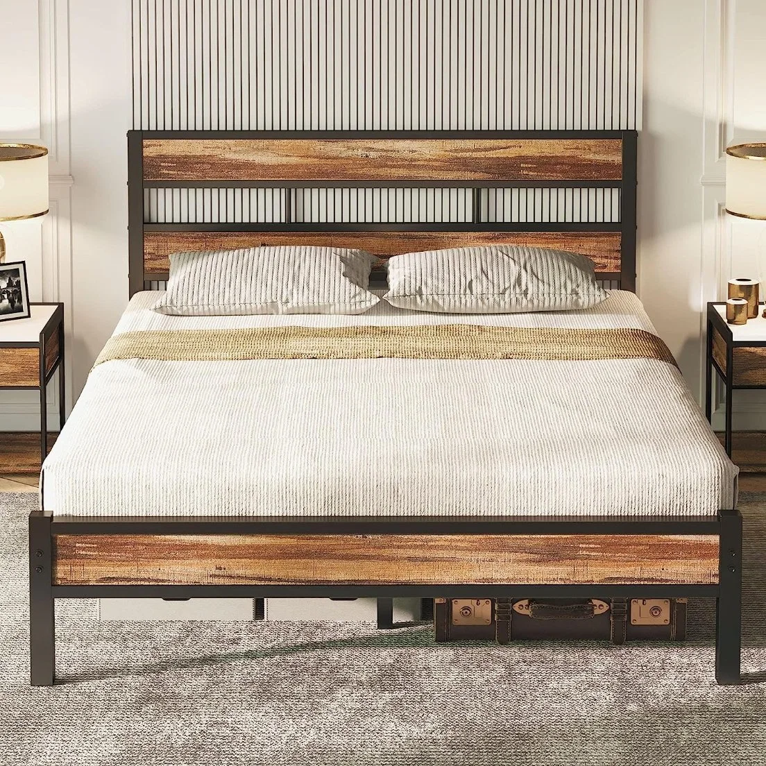 Bedroom Furniture Metal Iron Frame Metal Bed Frame