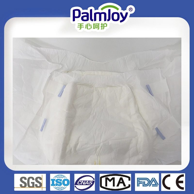 Ultra Thick Economic PP Tape and PE Adult Plastic Back-Sheet Disposable Senior Diaper in Bales