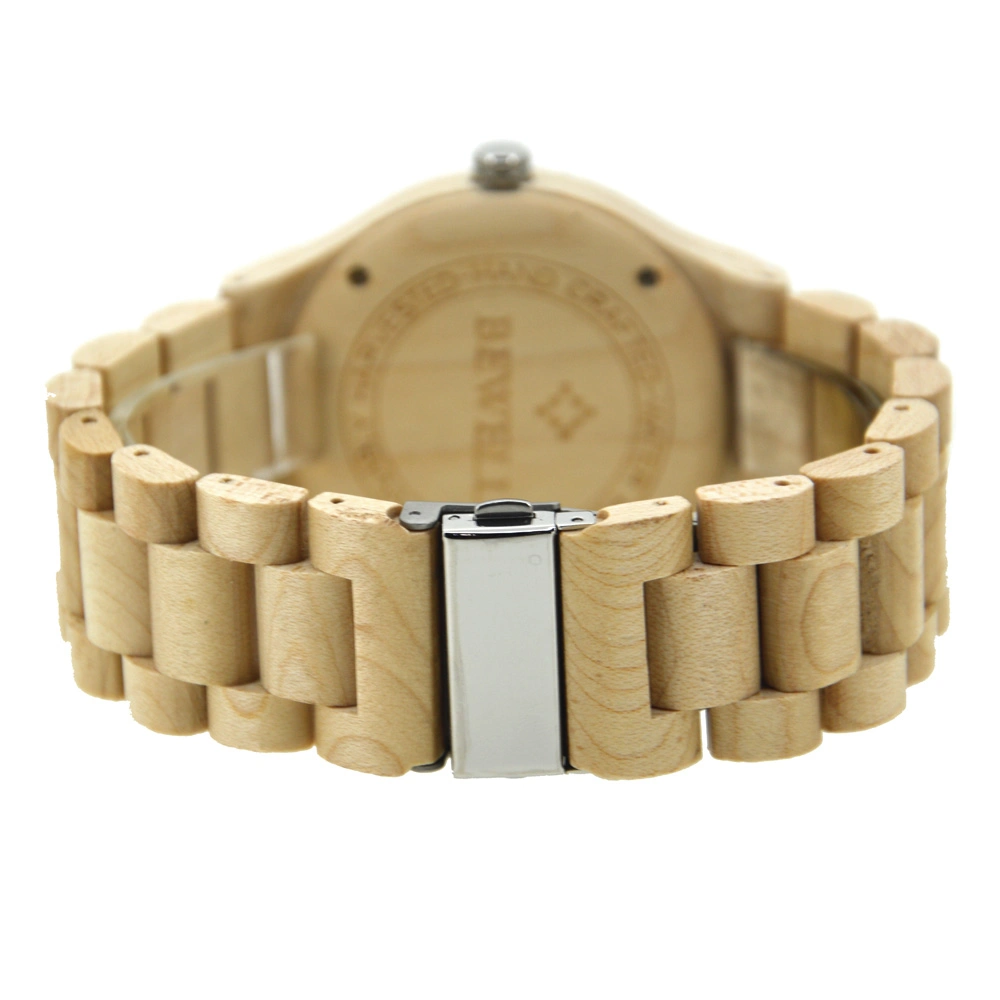 Bewell Mayorista/Proveedor de entrega rápida de la serie Classic Reloj analógico de madera