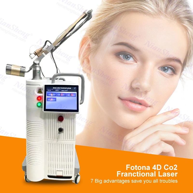 CO2 Laser Fractional Vaginal Tightening Equipment Skin Rejuvenation Scars Acne Removal Treatment Machine