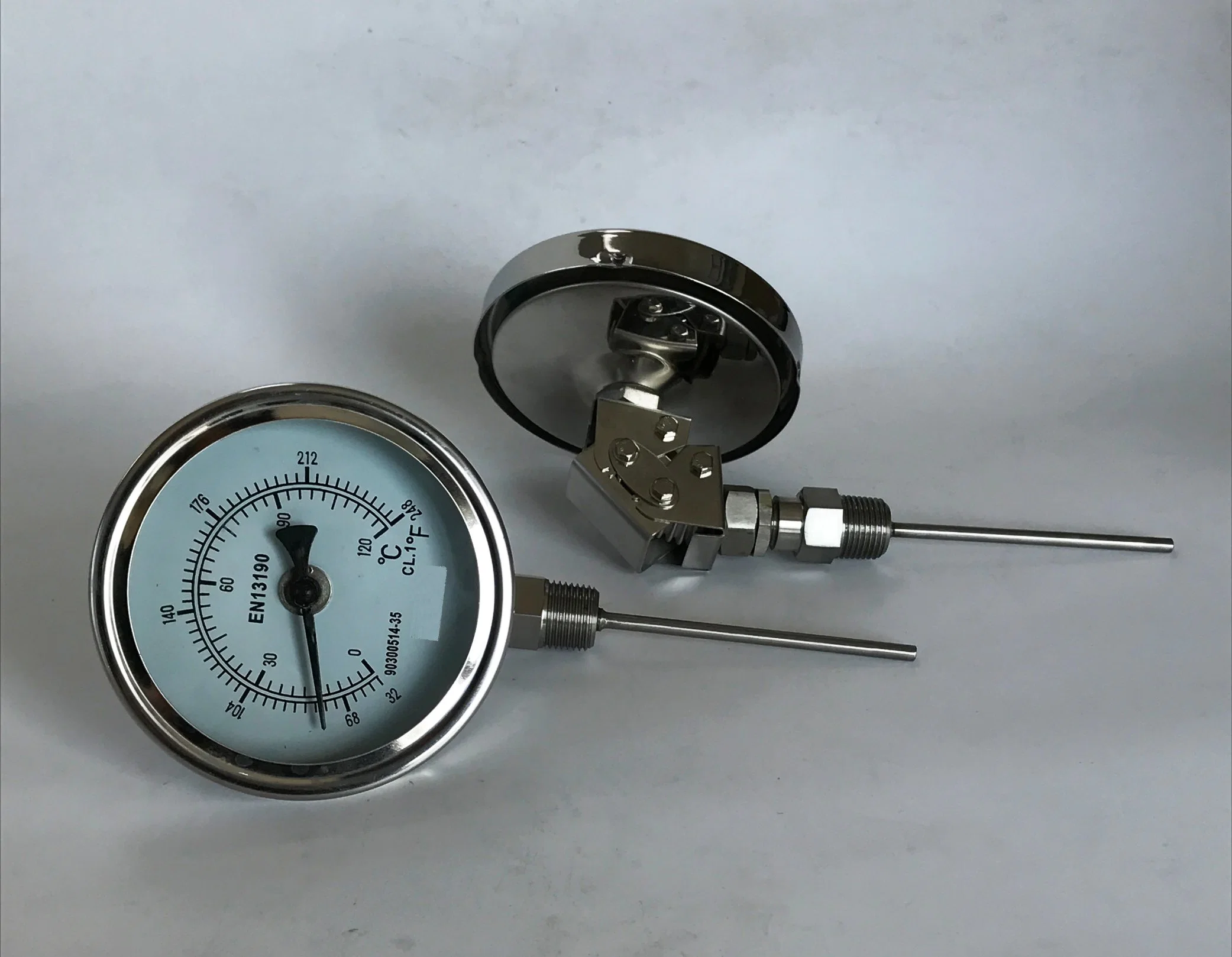 100mm 4" Every Angle Type Ss Temperature Gauge Thermometer