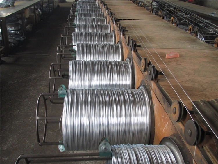 Hot Dipped Zinc Coated Cable Galvanized Steel Wire for Manufuacturing Building Packaging