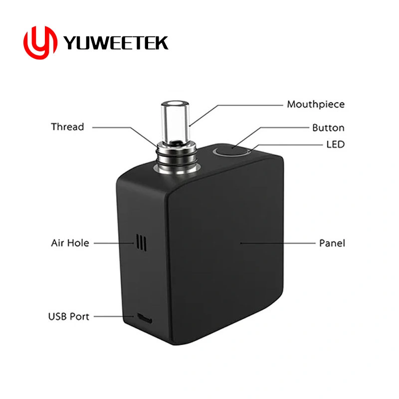 Yuweetek Trio III 3 in 1 Hq Dmt 510 Thread Vapes Battery Smoke Disposable/Chargeable Vaping Pen Pod Devices