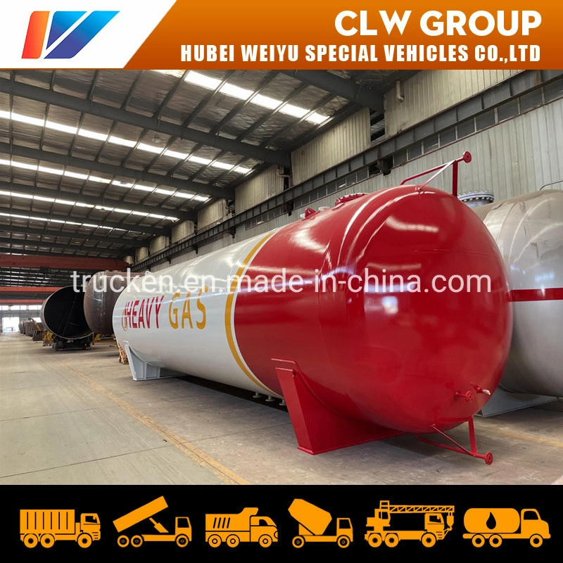 60000L 30 Tons 30mt LPG Gas Storage Tanker ASME Propane Pressure Vessel 60m3 Liquid Gas Storage Tank