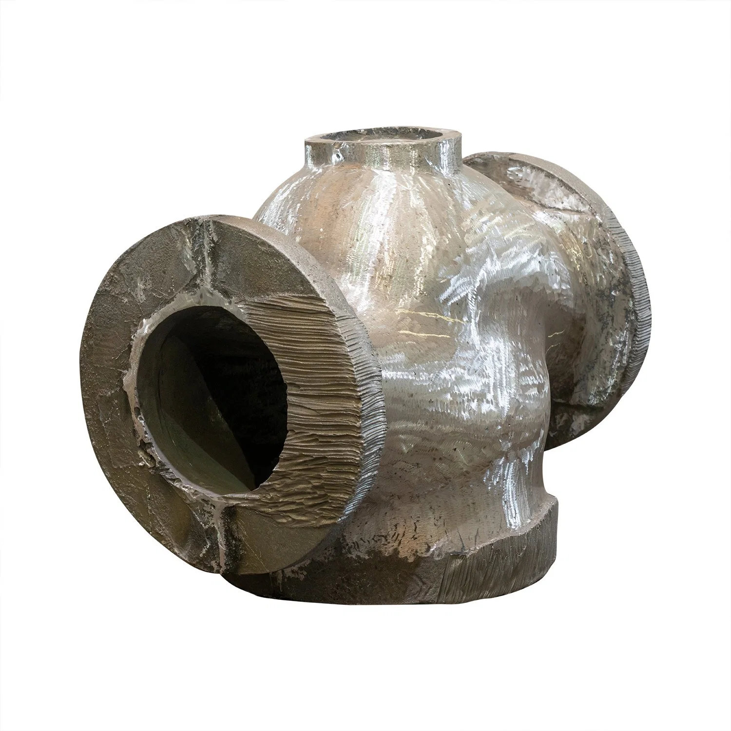 Cast Steel Large Ball Valve Body Casting with Machining