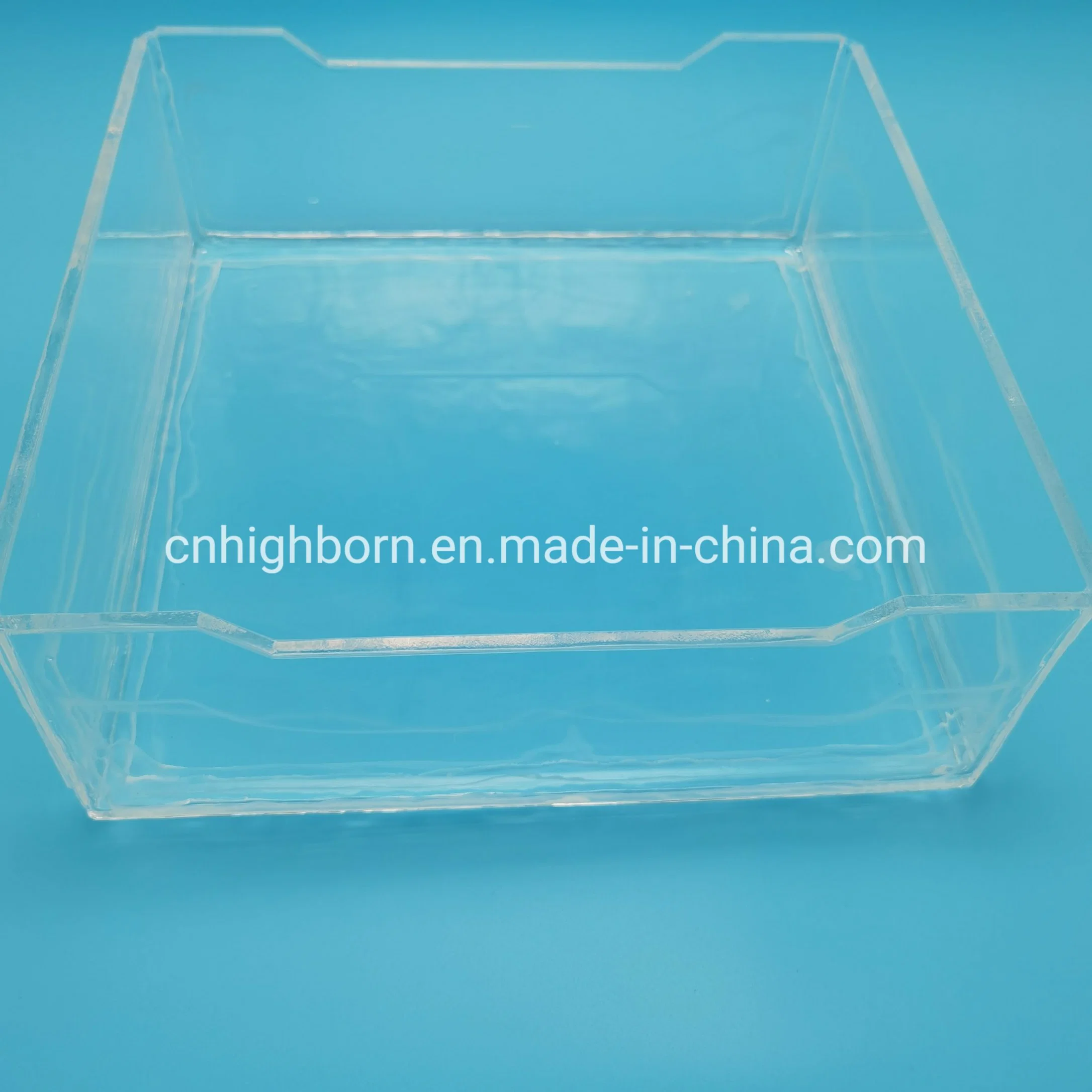 Long Service Life Heat Resistance Clear Fused Quartz Glass Furnace Sagger Tray Square Silica Dish