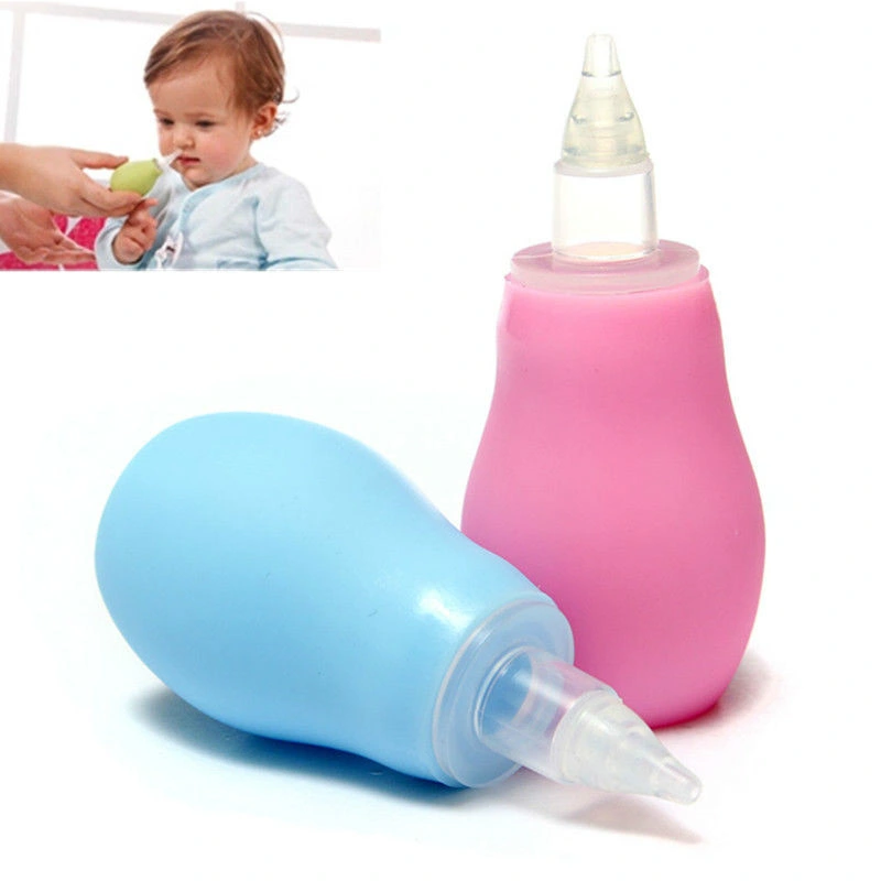 Silicone Infant Nasal Wash Nose Care Inhaler Preventing Backflow Aspirator Soft Tip Cleaning