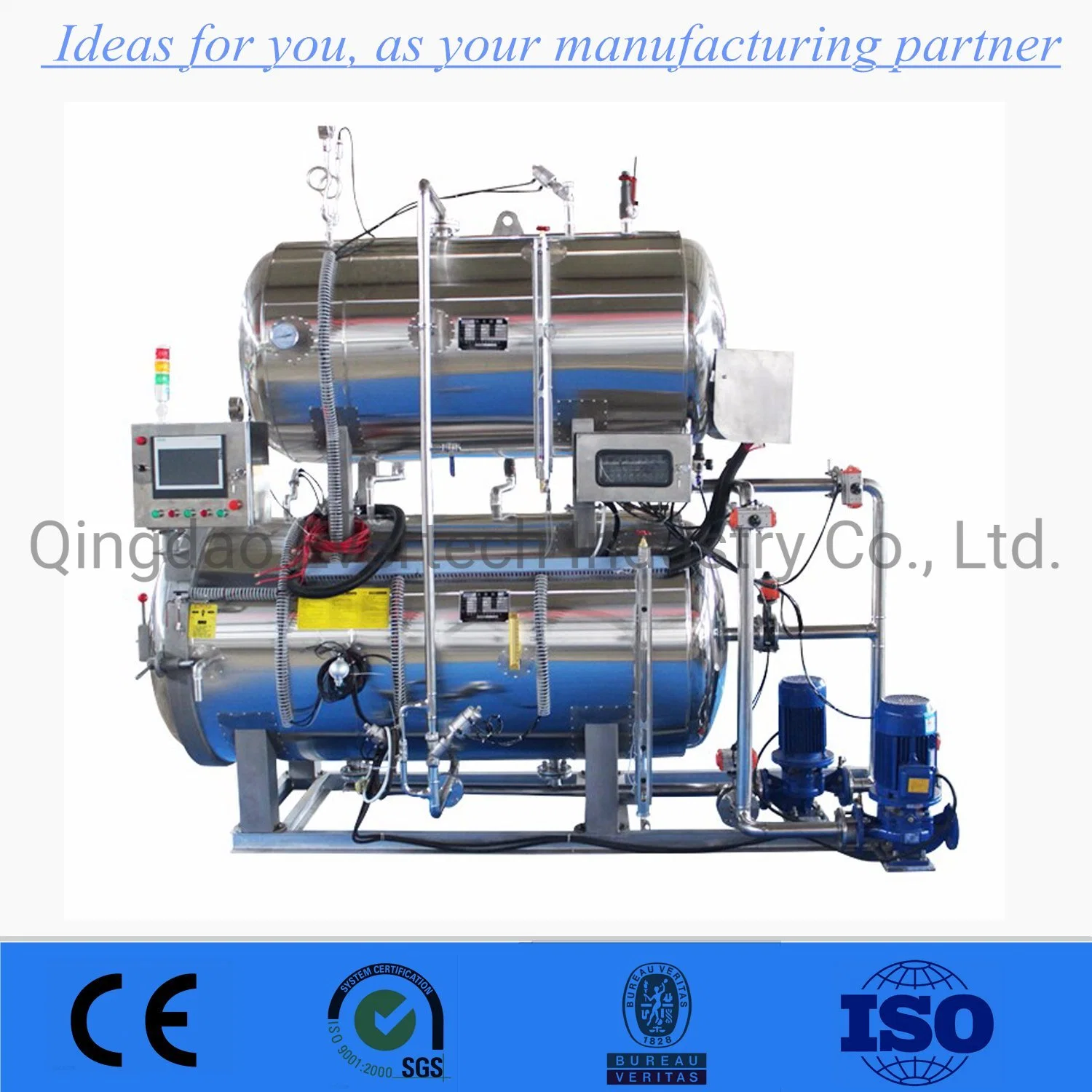 Small Food Test Processing Retort /Laboratory Retort/Pilot Plant Retort Autoclave