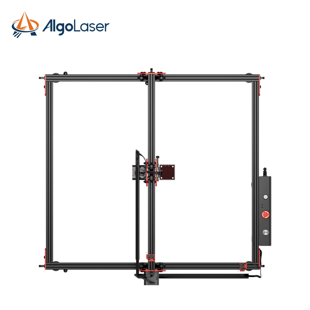 Algolaser DIY Kit Laser Cutter and Laser Engraver for Wood, Black Acrylic, Metal.