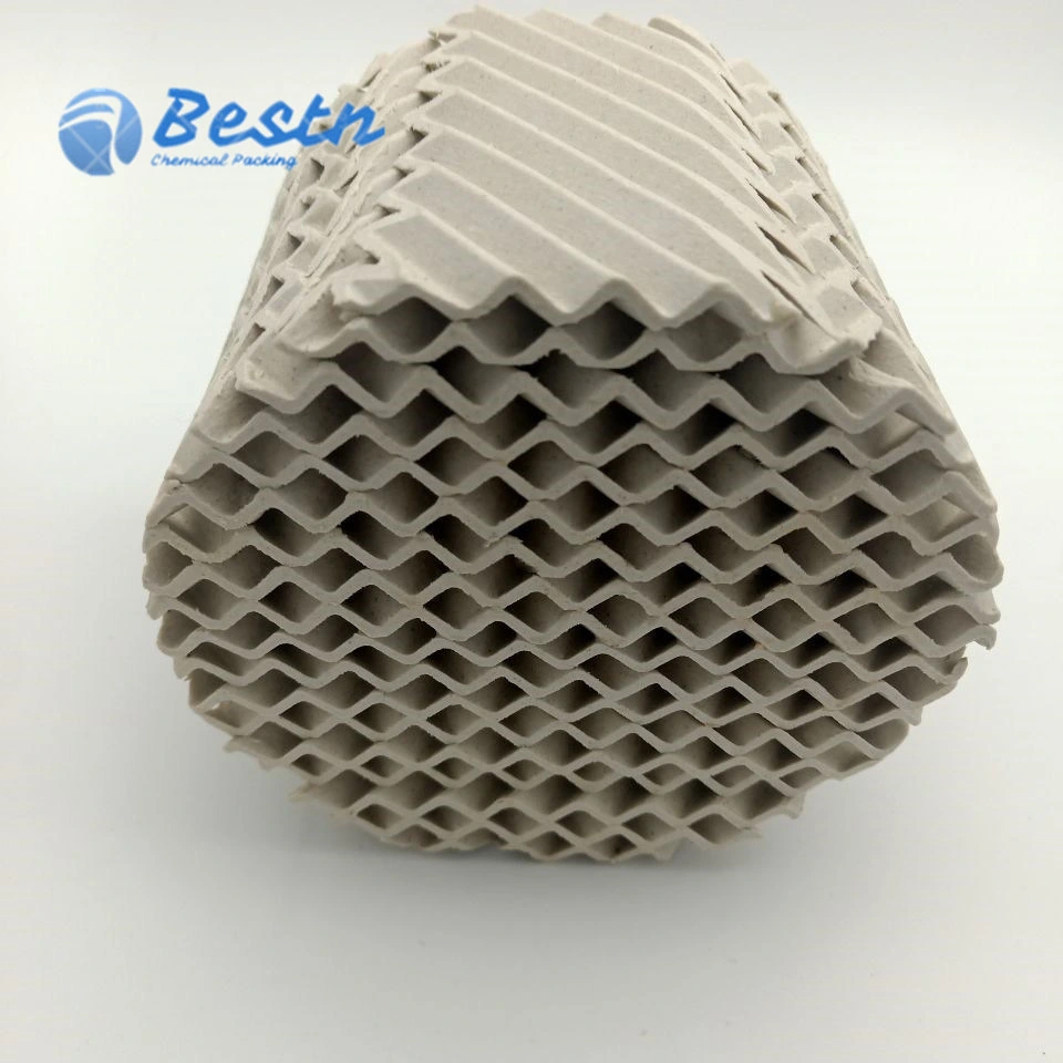 Ceramic Dome Arch Ceramic Structured Packing for Rectifying Tower